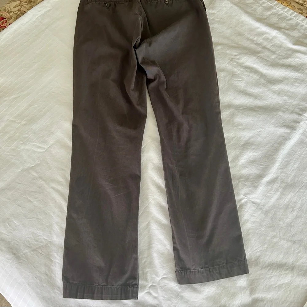 Banana Republic Men's Straight Fit Emerson Chino Sharp Grey Size 30x30